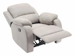 Vente-unique Sillón reclinable de microfibra color BRODY