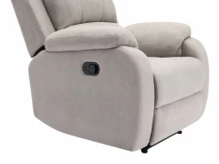 Vente-unique Sillón reclinable de microfibra color BRODY