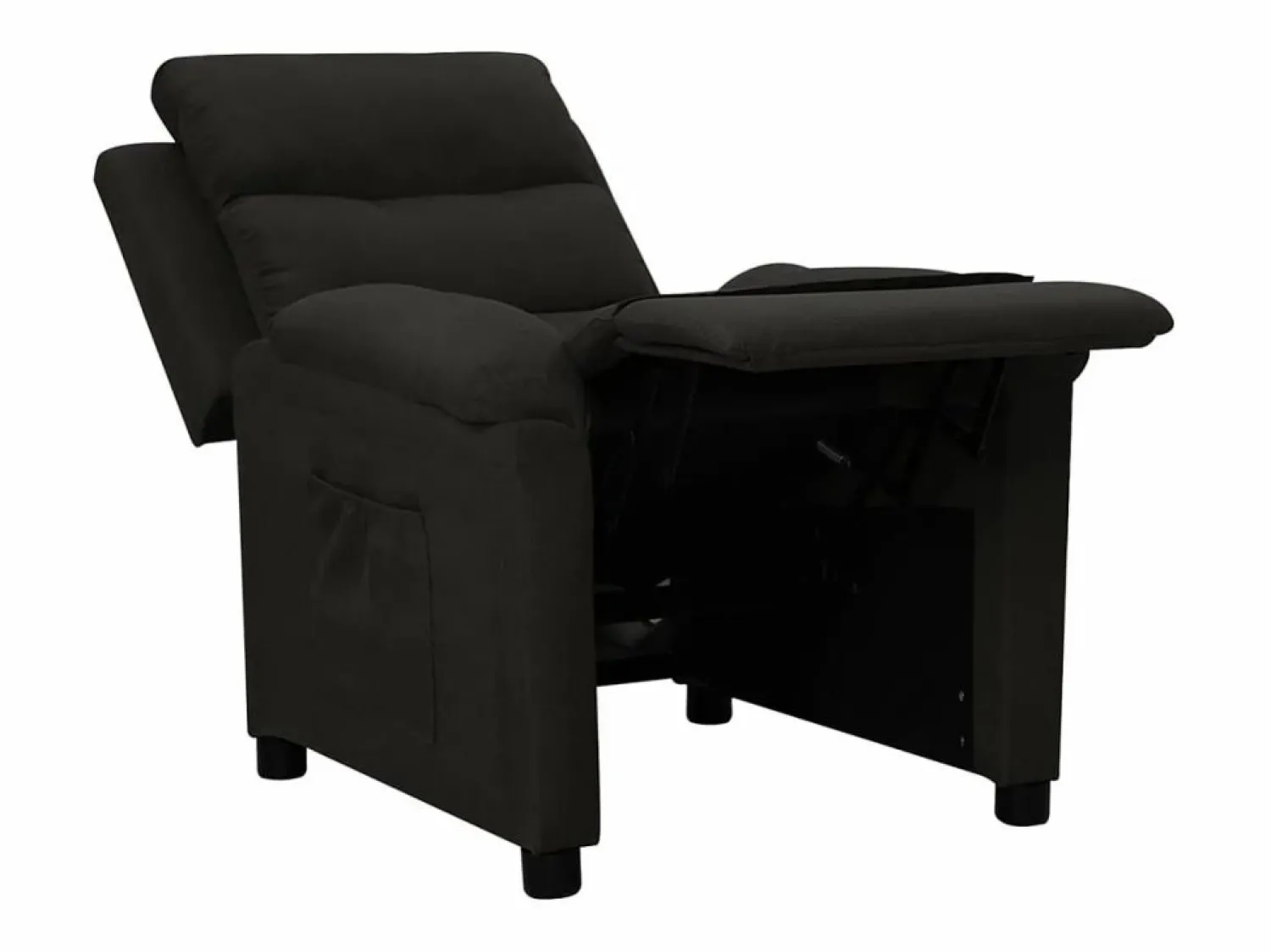 Sale vidaxl Sillón reclinable de tela Negro