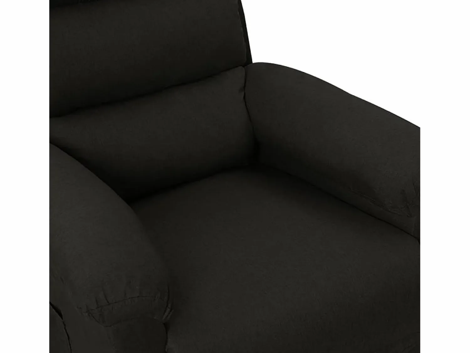 Sale vidaxl Sillón reclinable de tela Negro
