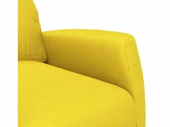 Sale vidaxl Sillón reclinable de tela amarillo claro Rojo