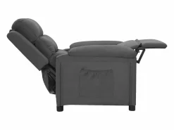 Hot vidaxl Sillón reclinable de tela oscuro Gris