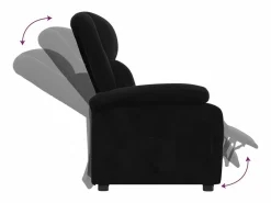 Sale Sillón reclinable de terciopelo Sillón Cama