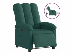 New Sillón reclinable eléctrico tela oscuro Sillón Relax