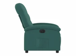 New Sillón reclinable eléctrico tela oscuro Sillón Relax