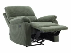 Discount Sillón reclinable eléctrico de terciopelo LUNANO Sillón Relax
