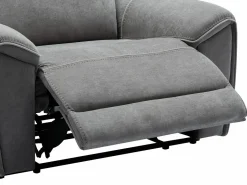 Vente-unique Sillón reclinable eléctrico de tela DJARALO