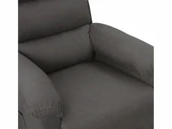 Hot Sillón reclinable eléctrico de tela oscuro Sillón Relax
