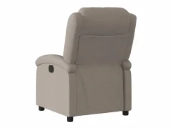 Discount vidaxl Sillón reclinable eléctrico tela gris taupé Topo
