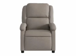 Discount vidaxl Sillón reclinable eléctrico tela gris taupé Topo