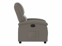 Discount vidaxl Sillón reclinable eléctrico tela gris taupé Topo