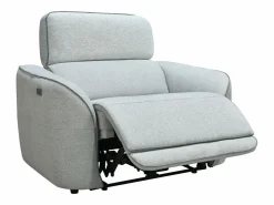 Outlet Sillón reclinable eléctrico de tela OZARTO Sillón|Sillón Relax