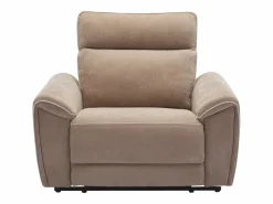 Vente-unique Sillón reclinable eléctrico de tela en color DJARALO