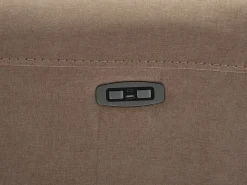 Vente-unique Sillón reclinable eléctrico de tela en color DJARALO