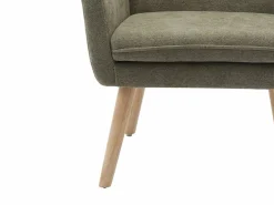 New Sillón recto de tela estilo escandinavo SERINO Sillón|Sillón Escandinavo