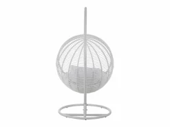 Best Les Tendances Sillón redondo Ambie de metal Blanco
