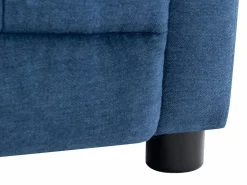 New Vente-unique Sillón relax de tela acolchada color JARAMILO Azul
