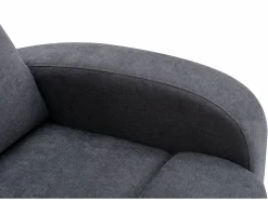 Vente-unique Sillón relax de tela estilo contemporáneo EVELYN