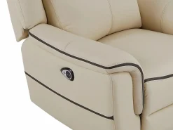 Best Sillón relax eléctrico de cuero color ADELIO Sillón De Piel|Sillón Relax