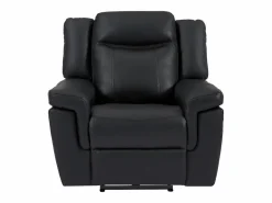 Outlet Sillón relax eléctrico de piel KENNETH Sillón De Piel|Sillón Relax