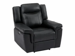 Outlet Sillón relax eléctrico de piel KENNETH Sillón De Piel|Sillón Relax