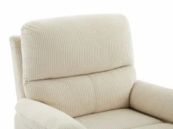 Online Vente-unique Sillón relax eléctrico de terciopelo LUNANO Beige