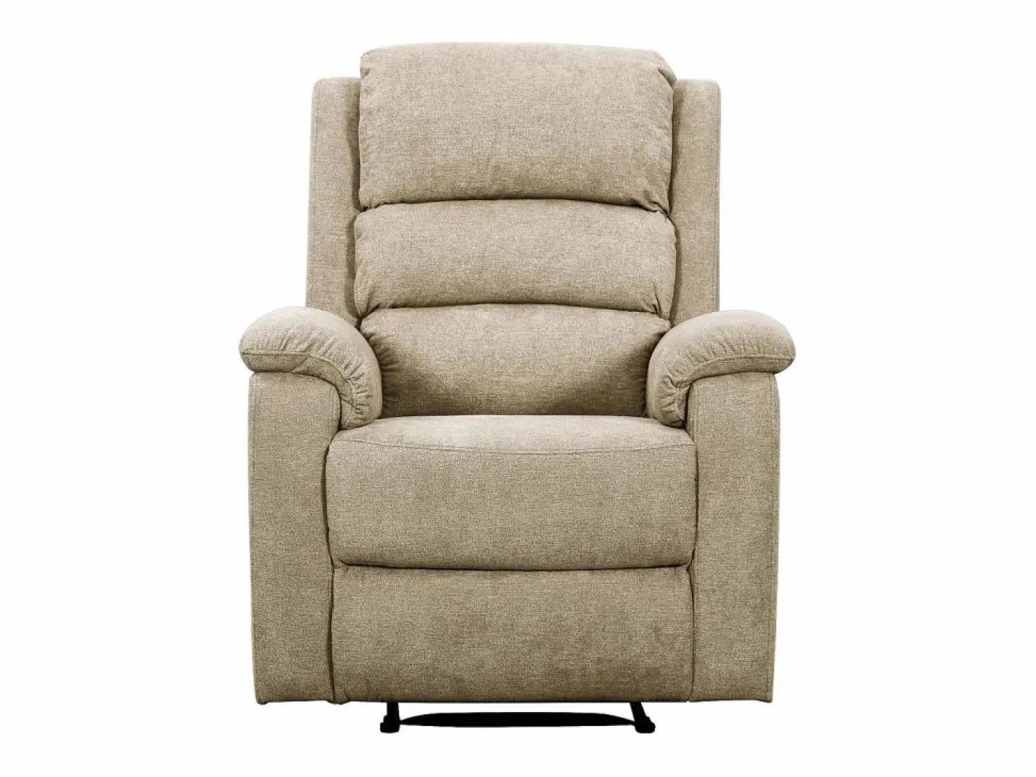 Hot Sillón relax eléctrico de tela reposapiés y respaldo reclinables NEVERS Sillón Relax