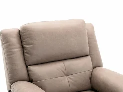 Sillón relax eléctrico de tela gris con 1 puerto USB DOLENE Sillón Relax