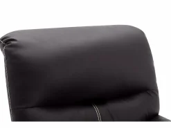 Hot Vente-unique Sillón relax mecánico de piel sintética marrón CANBY Marru00f3n