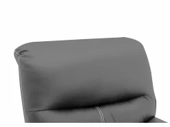 Vente-unique Sillón relax mecánico de piel sintética CANBY