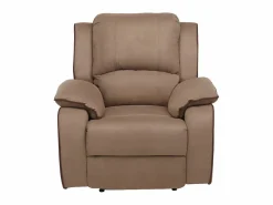 Sale Vente-unique Sillón relax microfibra 100% poliéster HERNANI Topo