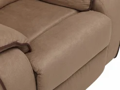 Sale Vente-unique Sillón relax microfibra 100% poliéster HERNANI Topo