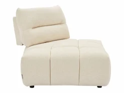 Vente-unique Sillón rinconera avanzado-retroceso en tela texturizada APOLIU