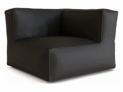 Sale MYLIA Sillón rinconera de jardín en tela bouclé - - NOUMARA de Beige