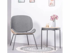 Best Sillón rústico en madera de nogal - Plymouth - Sillón Escandinavo