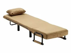 Le roi du relax Sillón Sofá cama plegable individual de tela Deborah -