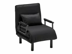Le roi du relax Sillón Sofá cama plegable individual de tela Deborah -