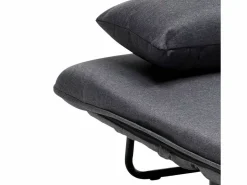 Outlet Sillón Sofá cama plegable individual de tela Deborah - Sillón Cama