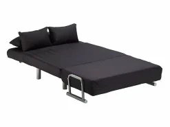 Discount Sillón Sofá Cama Plegable Reposabrazos de tela Deborah Twin Dos Plazas - Sillón Cama