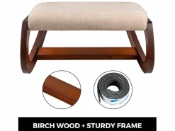 Online Sillón SucceBuy Silla Ergonómica de Rodillas Taburete de Madera de Balanceo para Oficina y Hogar, Promoviendo una Buena Postura Marru00f3n