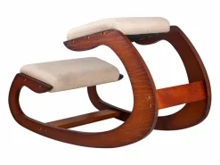 Online Sillón SucceBuy Silla Ergonómica de Rodillas Taburete de Madera de Balanceo para Oficina y Hogar, Promoviendo una Buena Postura Marru00f3n
