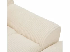 Hauss Spole Sillón tapizado en pana con estribo, bolsillos laterales y cojines -