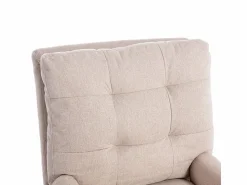 Clearance ModernLuxe Sillón vonvertible con reposapiés y respaldo regulable - Beige