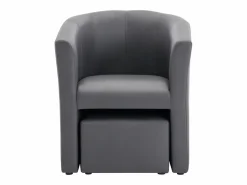 Online Sillón y chaise longe en imitación estilo clásico intemporal JOVANA Sillón Estilo Cabriolet