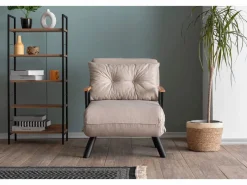 Menzzo Sillón-cama – 175 cm / 60 cm / 41 cm – – Metal