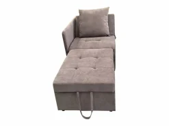 Sillón/sofá cama convertible - Respaldo regulable - Tejido de lino Sillón Cama