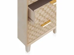 Clearance Sinfonier chapado en madera de roble con 5 cajones y color Cómoda