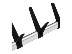 Online vidaxl Sistema de armario telescópico con barras y estante aluminio Plateado