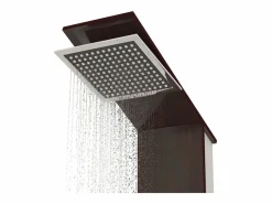 Hot Sistema de ducha de cristal para baño interior marrón de 127 cm 02_0003122 Alcachofa De Ducha, Cabezal