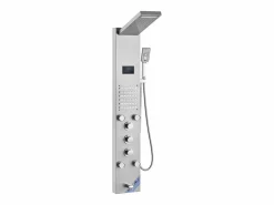 Outlet Sistema de Torre de Panel de Ducha SucceBuy, Conjunto de Ducha Acero Inoxidable, con 6 Modos, Pantalla LED Columna De Ducha